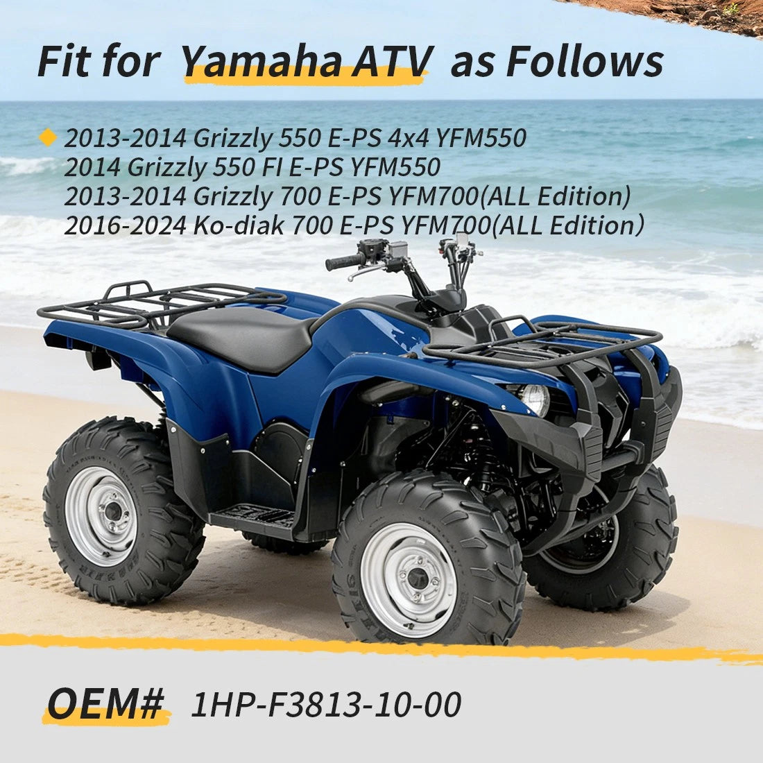 Steering Column Stem for Yamaha Grizzly 550 700 YFM550 YFM700 (2013–2014)