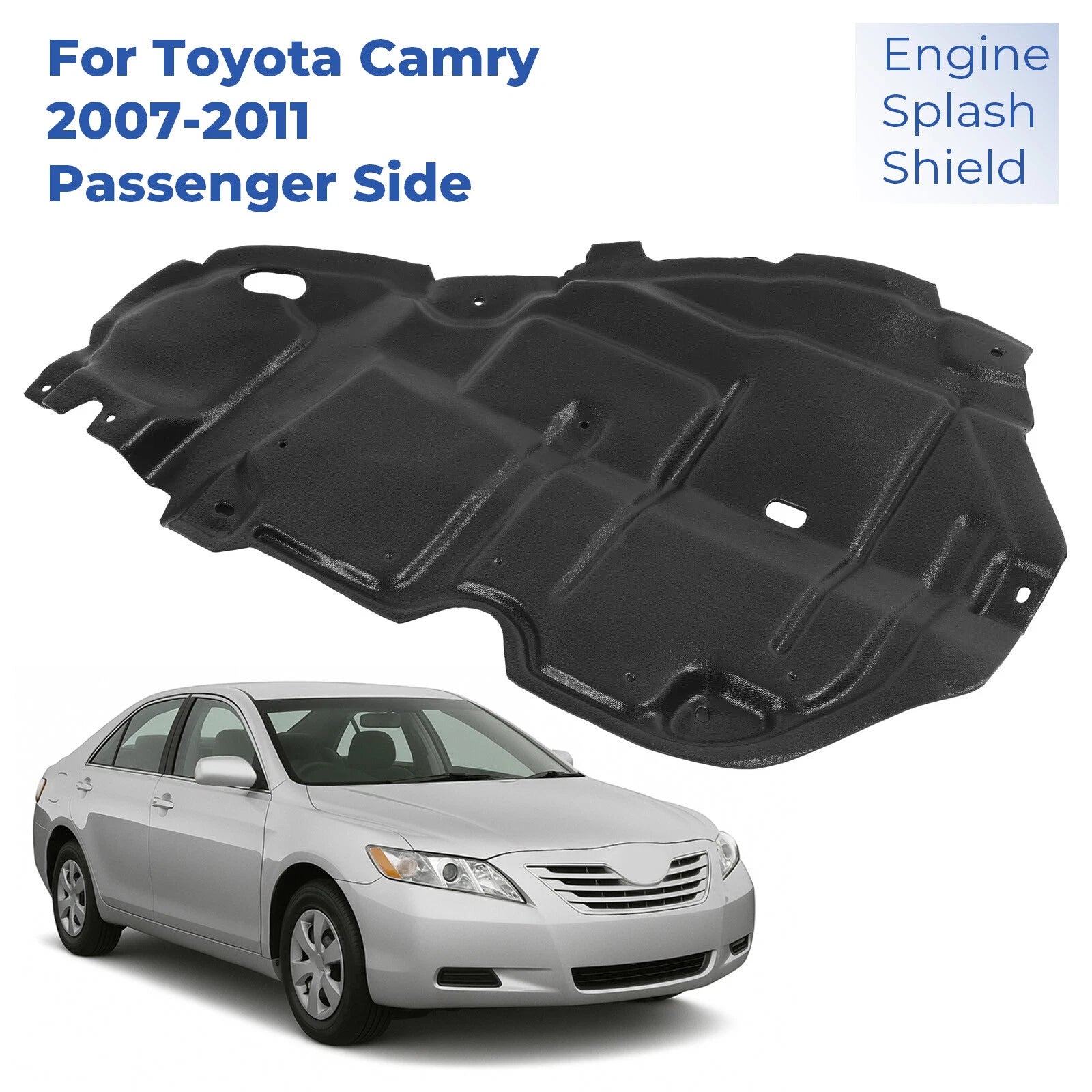 Engine Splash Shield for Toyota Camry (2007–2011) Passenger Side 5144106110 TO1228171