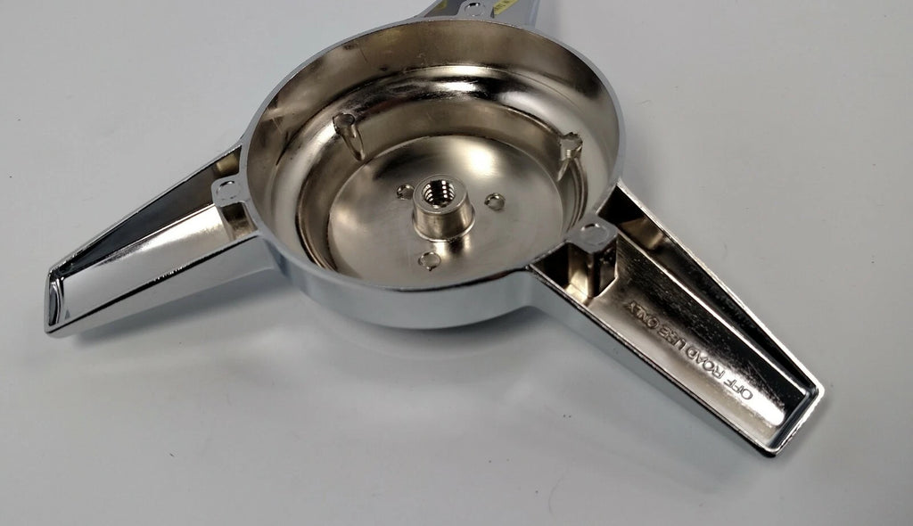 Chrome Metal Spinners 3 Bar Pair for Custom Wheels (Universal)