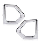 Set of 2 Front Fog Light Outer Bezel Covers for GMC Sierra 1500 Denali