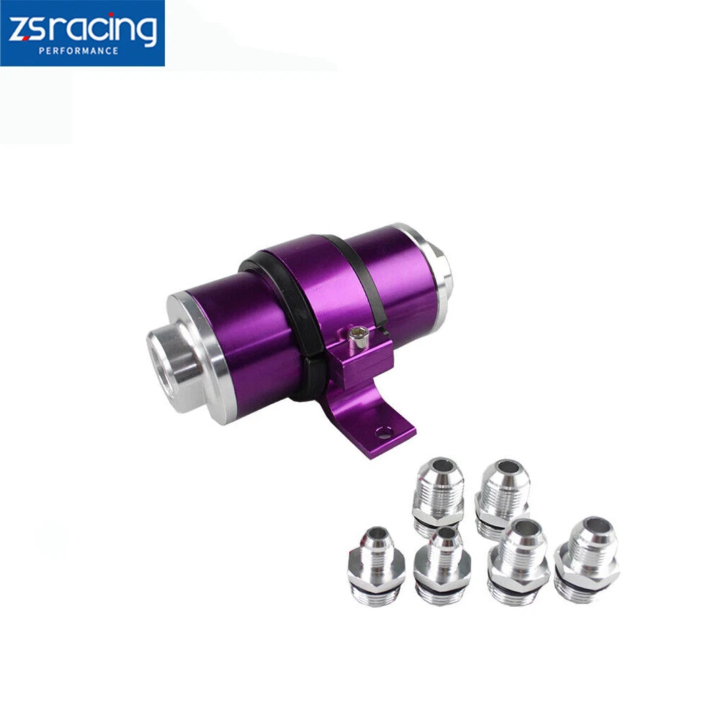 Fuel Filter 30 Micron with AN6 AN8 AN10 Fittings for Universal Applications