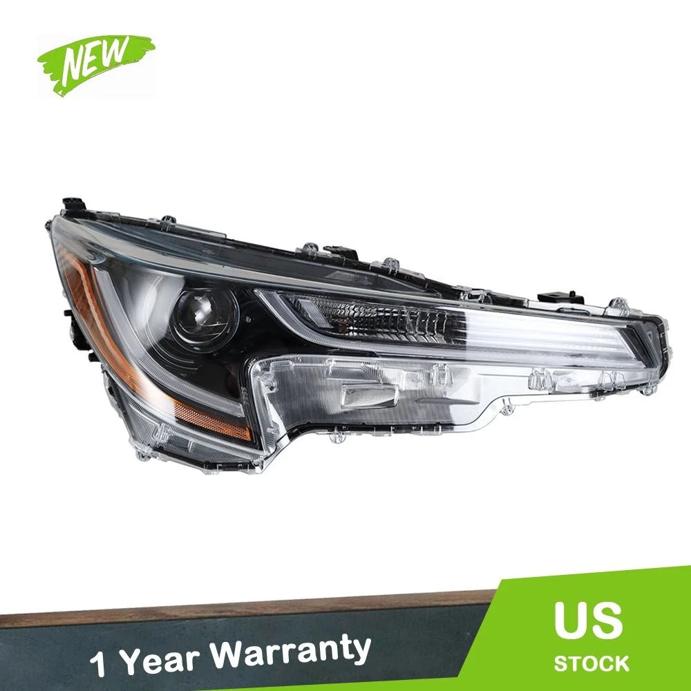 LED Passenger Right Side Headlight for Toyota Corolla L LE (2020–2021)