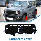 Dashboard Cover Mat for Hyundai Santa Fe Sport (2013-2018) Black Blue