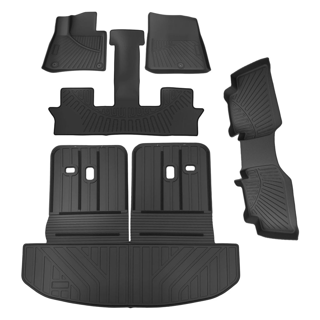 Carpet Floor Mats for Kia Sorento (2021–2025) 6 & 7 Seats TPE Anti-Slip