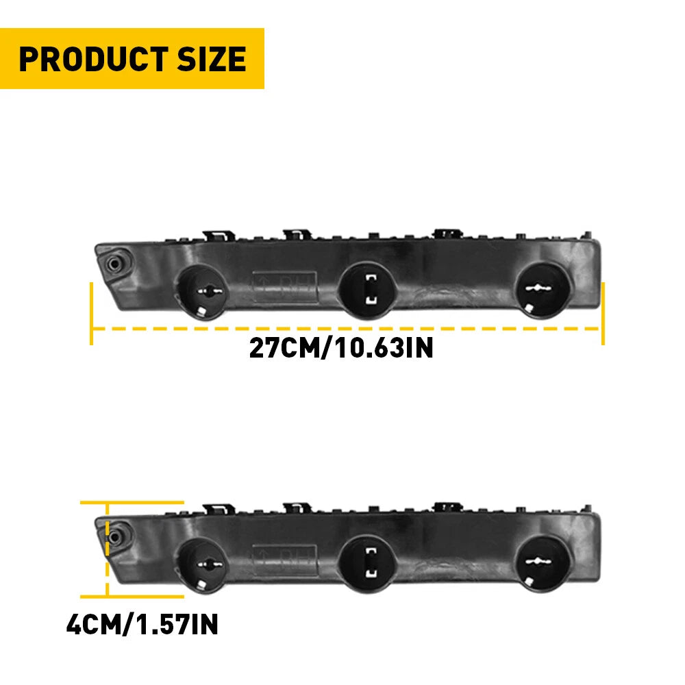 Set of 2 Bumper Bracket Mounts for Nissan Rogue (2014–2019)