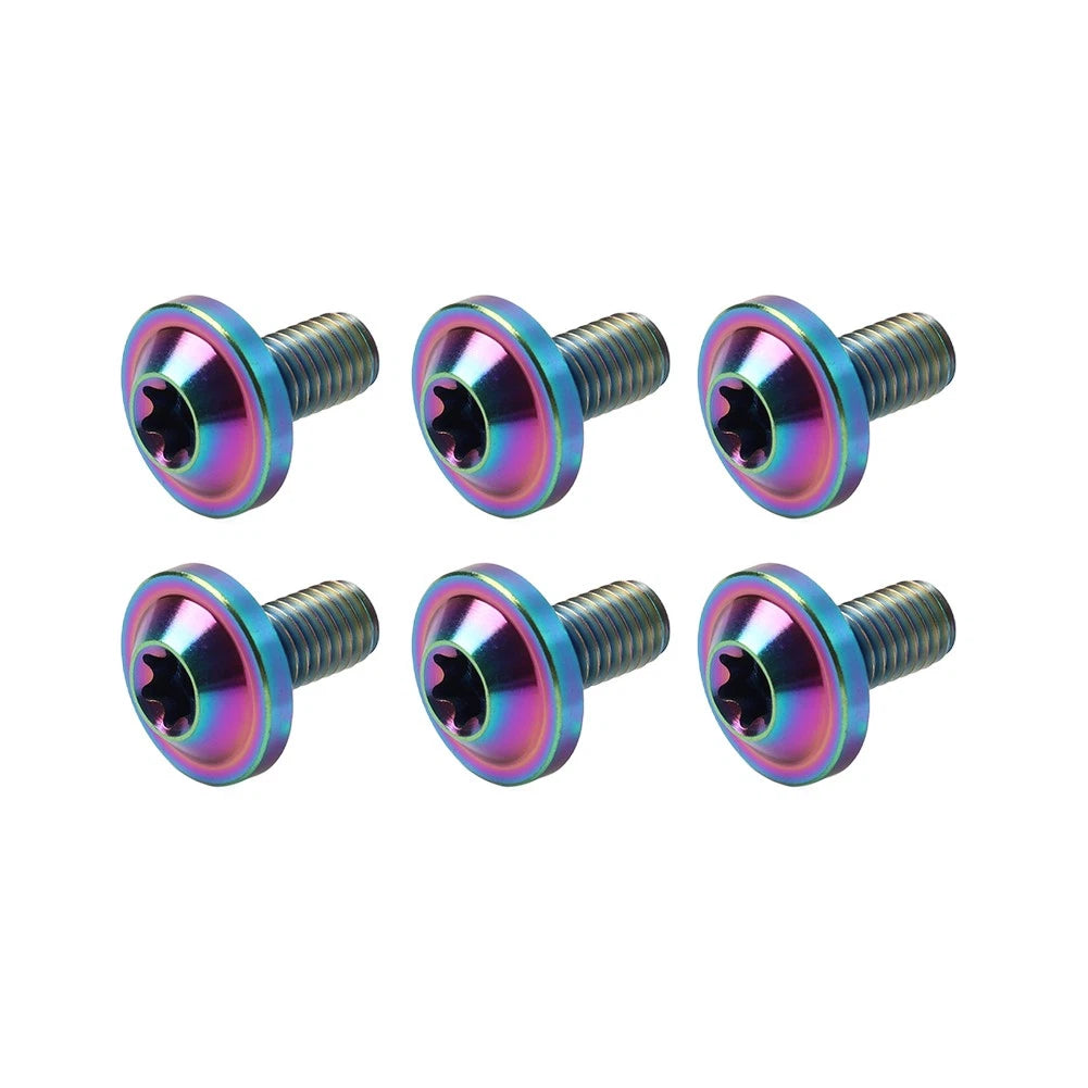 Set of 6 M5 Titanium Truss Torx Bolts Screws for Motorcycle/Bike