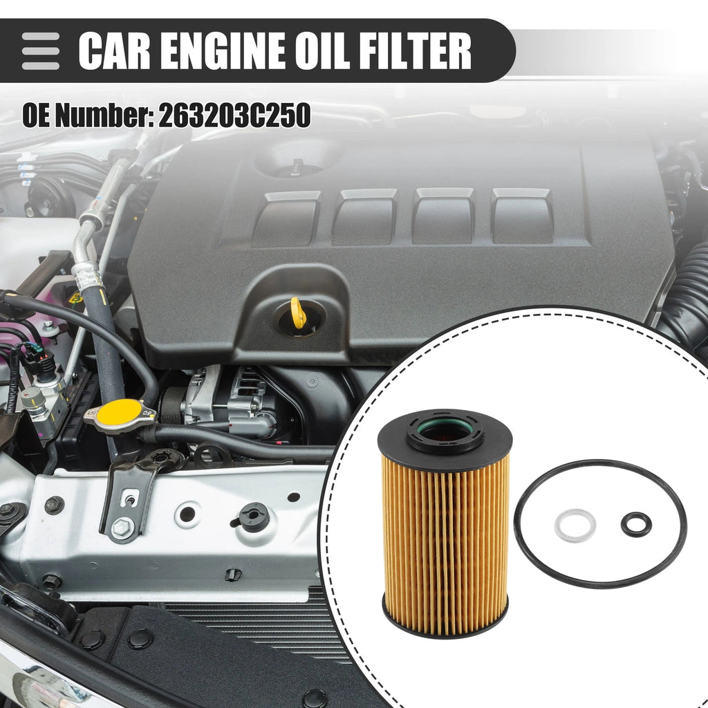 Set of 1 Engine Oil Filters for Kia Sedona (2008–2010) No. 263203C250
