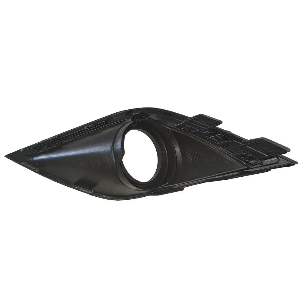 RH Front Bar Grille W/ Fog Light Mount Black for Mitsubishi