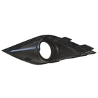 RH Front Bar Grille W/ Fog Light Mount Black for Mitsubishi