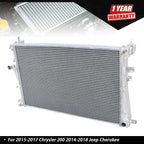 Full Aluminum Radiator for Chrysler 200 (2015–2017) & Jeep Cherokee (2014–2018)