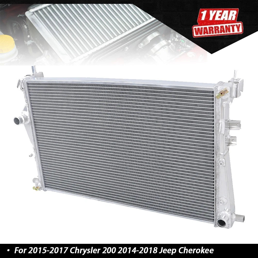 Full Aluminum Radiator for Chrysler 200 (2015–2017) & Jeep Cherokee (2014–2018)