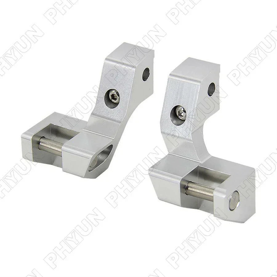 Motorbike Passenger Footrests Lowering Kit Silver for BMW R 1200 RT LC 1250 RT
