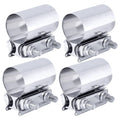Set of 4 Exhaust Clamps for Make Model (YYYY–YYYY)