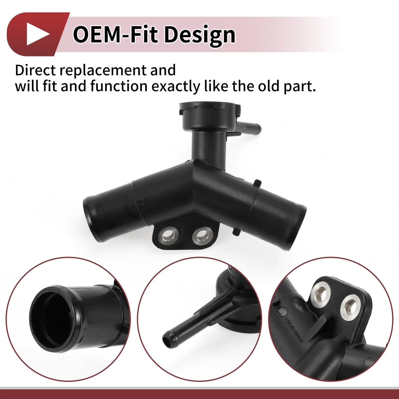 Engine Coolant Thermostat Housing Assembly for Toyota Yaris (2007–2018) No. 1650221060
