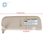 Beige Sun Visor with Makeup Mirror for Hyundai Elantra MD (2011–2015)