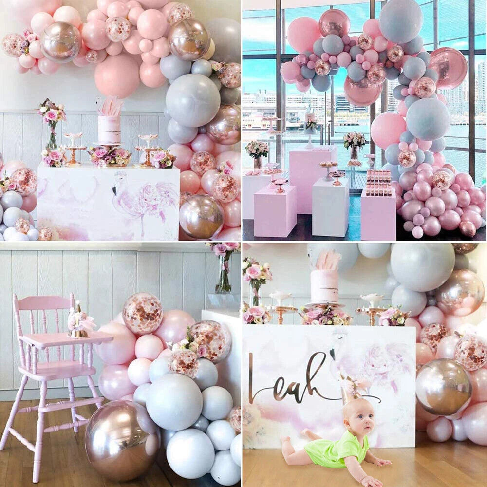 169Pcs Balloon Arch Garland Kit for Birthday Wedding Baby Shower