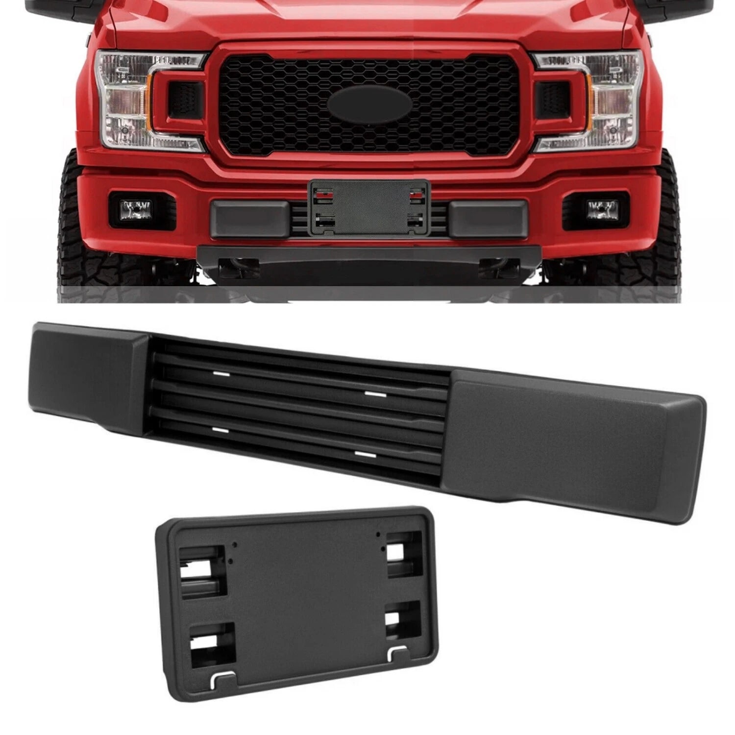 Front Bumper Trim Lower Cover for Ford F150 (2015–2017)