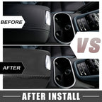 Center Console Armrest Box Cover for Ford F150 (2015–2023) Carbon Fiber