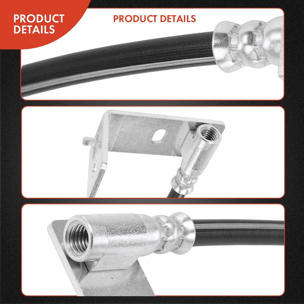 2X Rear Brake Hydraulic Hose for F-250 F-350 Super Duty (2017–2021)