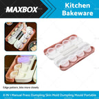 8-in-1 Dumpling Mould Maker Tool for DIY Dough Press and Wrapper