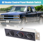 HVAC A/C Heater Climate Control Panel Switch for Chevy C1500, Tahoe (1995–2000)