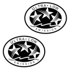 2Pcs Emission Decals Stickers for Sea-Doo Yamaha Honda