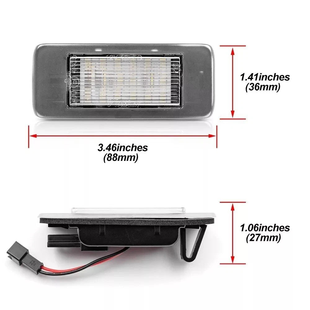 LED License Plate Light for Cadillac ATS Escalade ESV Chevy Malibu (2013–2019)