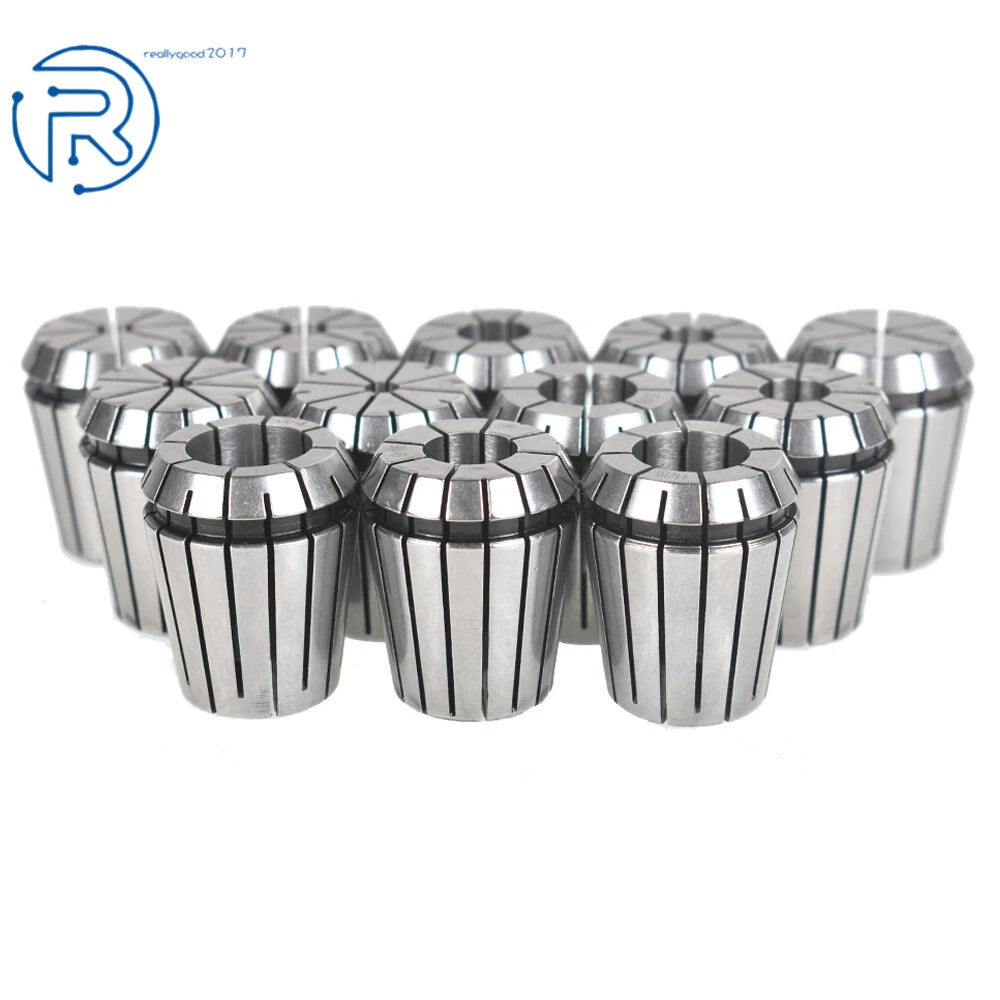 Set of 12 ER32 Spring Collets for CNC Lathe Engraving Machine