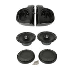 6.5" Lower Vented Fairing Pods with Speaker & Grills for Harley Touring (2014–2024)