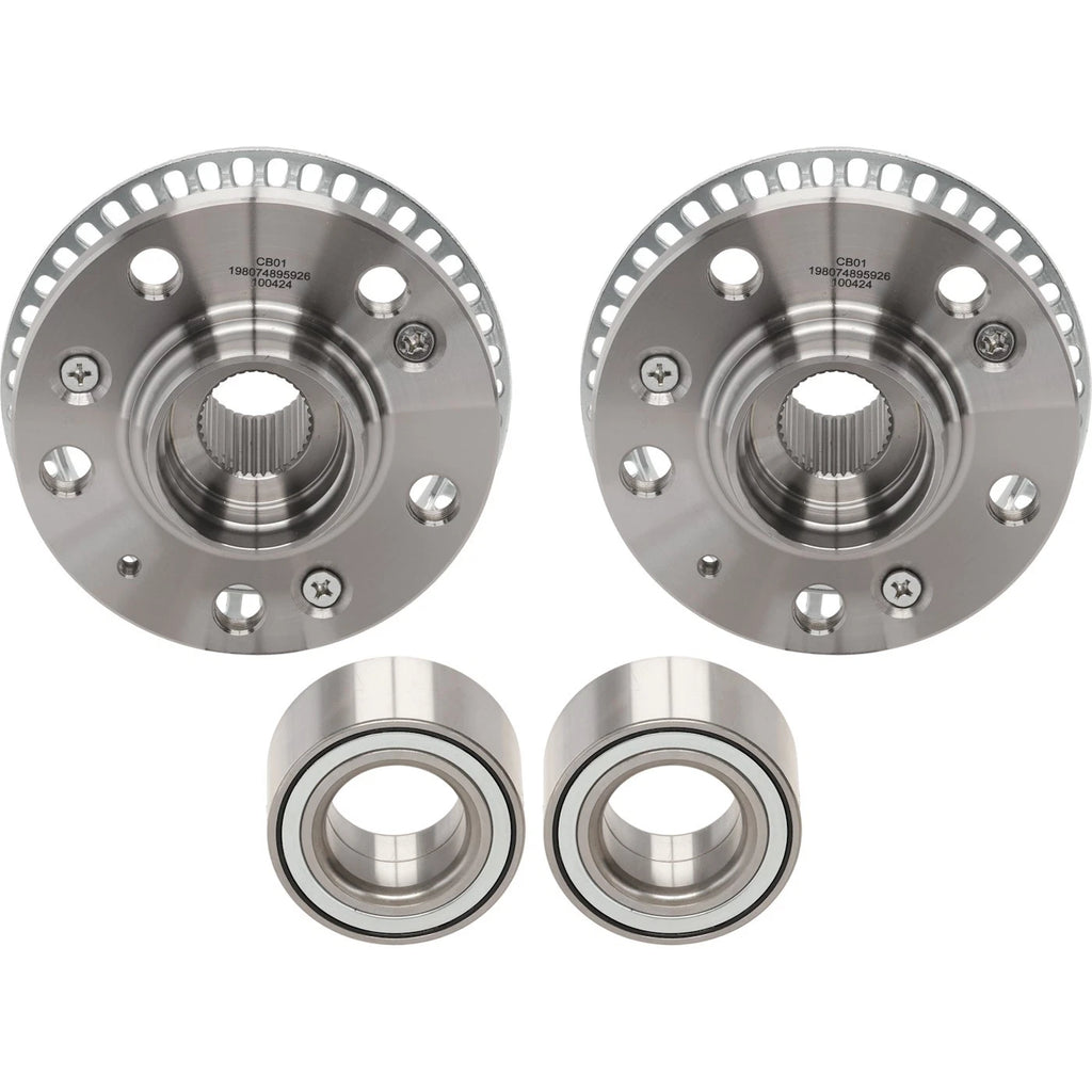 Set of 2 Wheel Hubs for VW Beetle (Front Driver & Passenger Side)