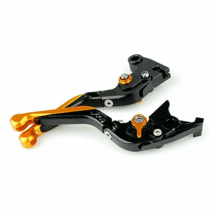 Adjustable Folding Brake Clutch Levers for Yamaha YZF R1 (1999–2001) - Gold