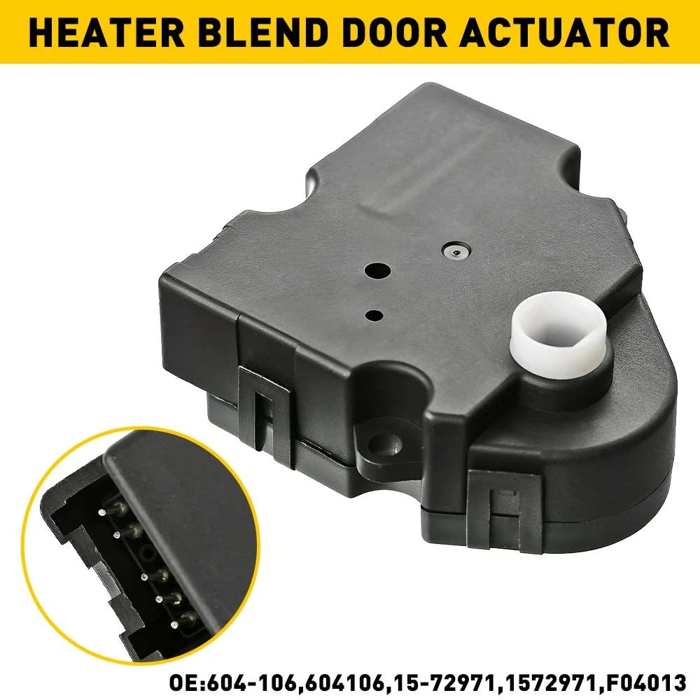 HVAC AC Heater Air Blend Door Actuator for Chevy Silverado GMC Sierra (2007–2014) 604-106 EV