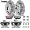 Rear Disc Brake Rotors & Ceramic Pads & Calipers for Subaru Crosstrek (2016–2021)