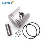 3Pcs Piston & Ring 6K5-11631 6K5-11601 STD for Yamaha Outboard 60HP (2T)