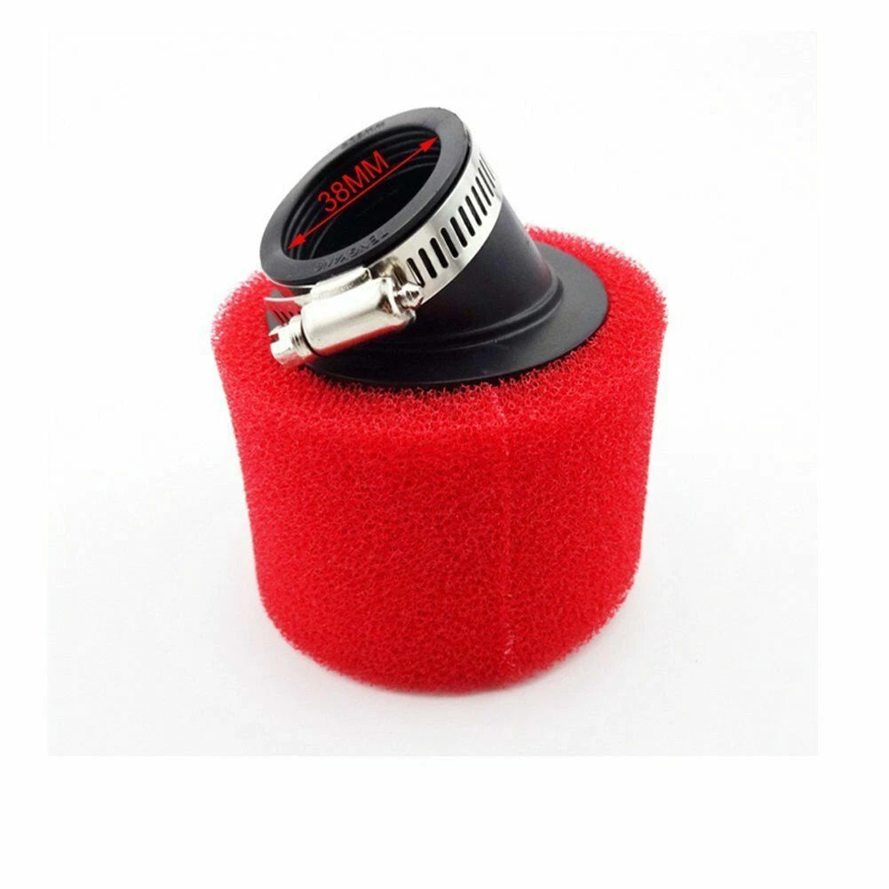 2X 45 Degree Angled Neck Air Filter 38mm 37mm for Dirt Pit Bike