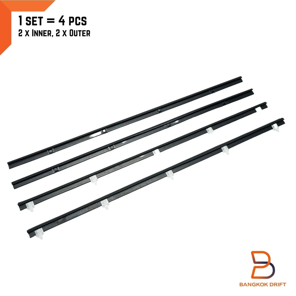 Outer Inner Weatherstrip Door Seal for Toyota Hilux 4Runner (1984-1988)
