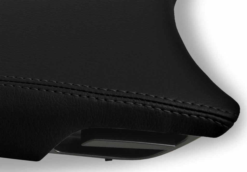 Leather Center Console Armrest Cover for Hyundai Azera (2012–2017) Black