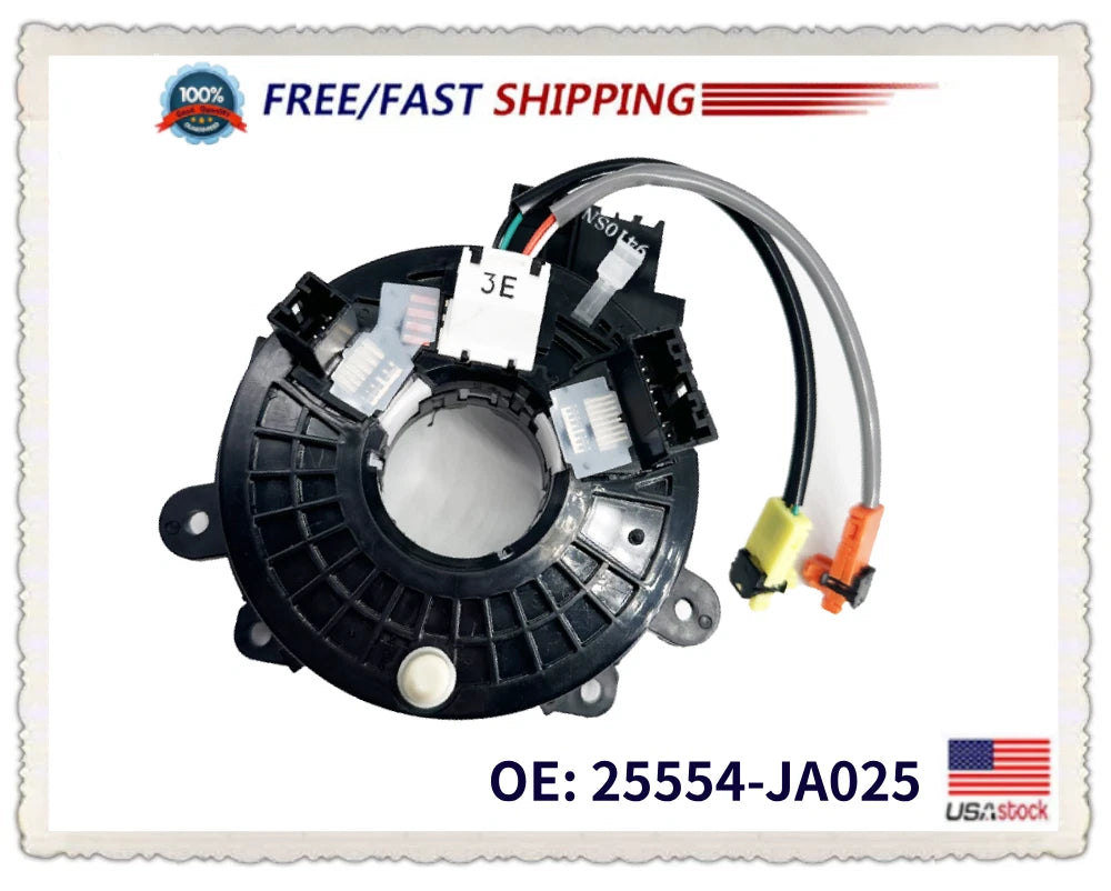 Clock Spring for Infiniti G25 G35 G37 Q40 (2007–2015) 25554-JA025 B5554-1NF0A