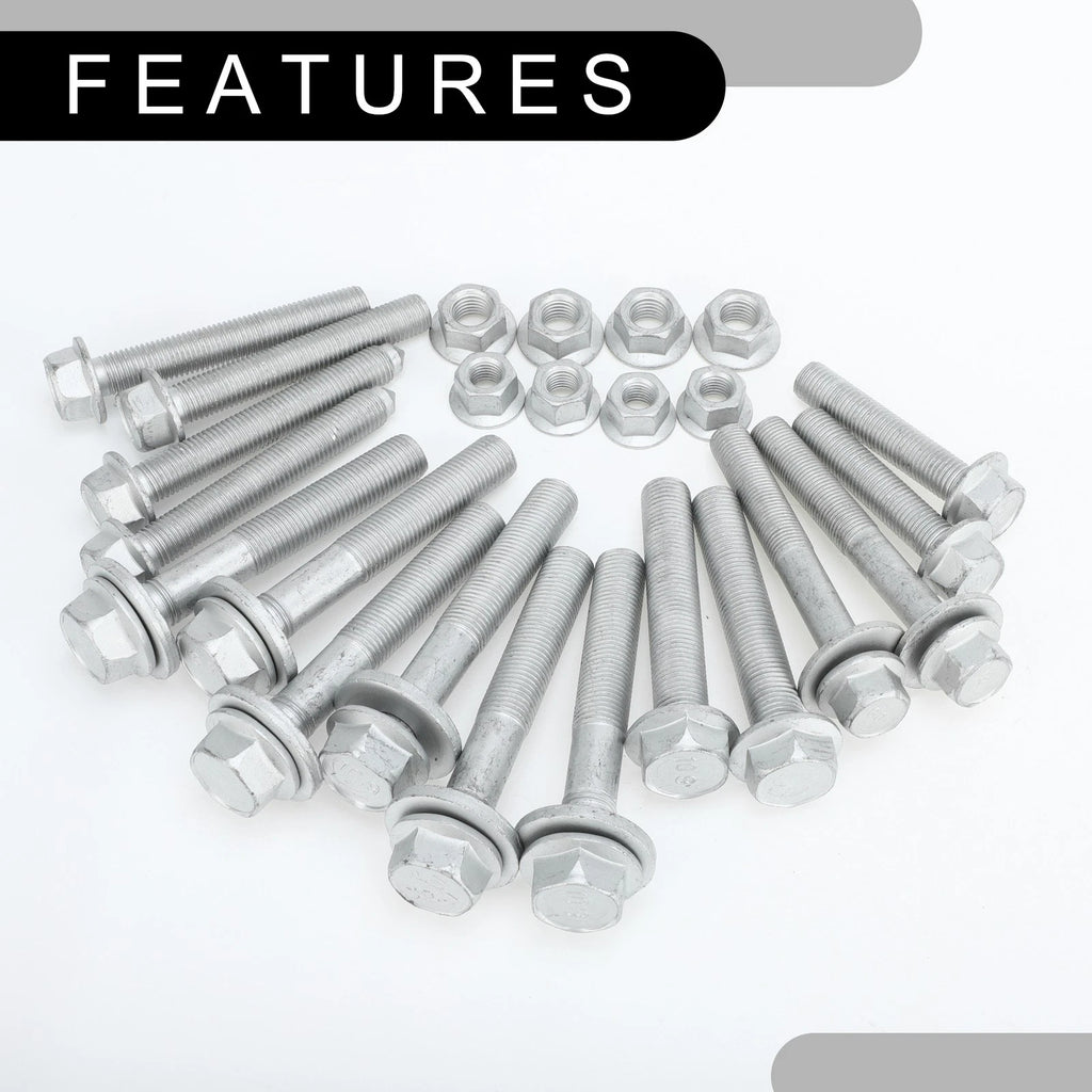 Set of 4 Front Crossmember Subframe Bolts No.68211659AA for Dodge Caliber (2007–2012)