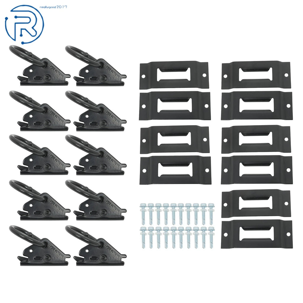 E Track Tie Down Rail Kit for Trucks Trailers 