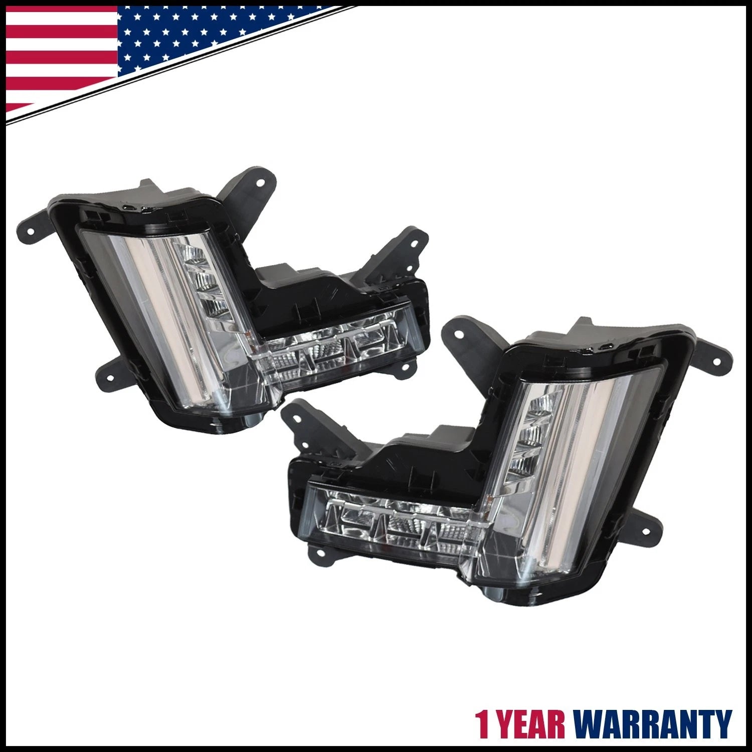 LED Fog Lights for Cadillac Escalade (2015–2020) LT & RT Pair