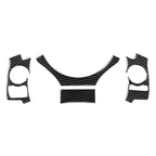 4X Steering Wheel Cover Trim for Lexus IS250 NX200 200t 300h (2014–2017) Carbon Fiber