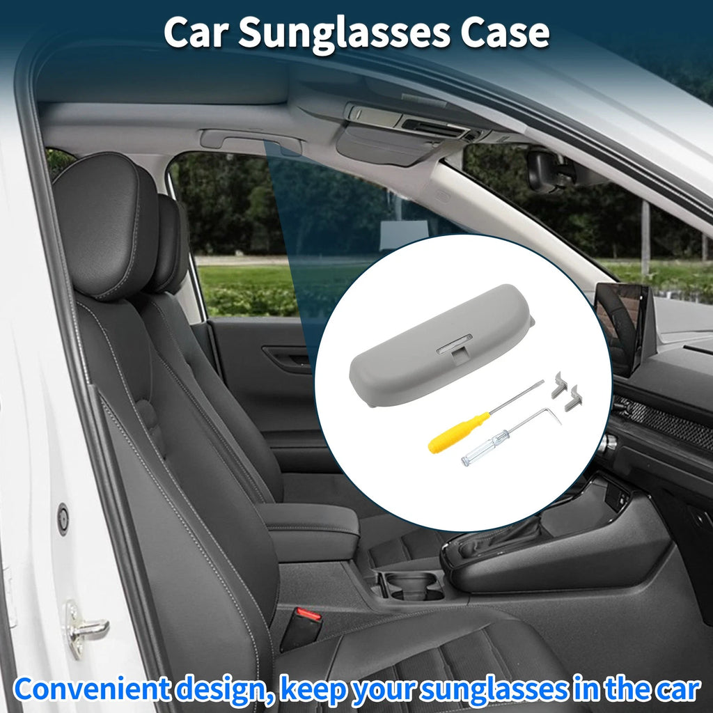 Sunglasses Case for Toyota RAV4 (2019–2023) Eyeglasses Holder ABS Grey