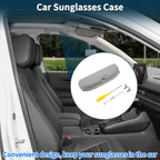 Sunglasses Case for Toyota RAV4 (2019–2023) Eyeglasses Holder ABS Grey