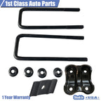 2X Rear Left Side Spring Anchor with U Bolts for Chevy Silverado 1500
