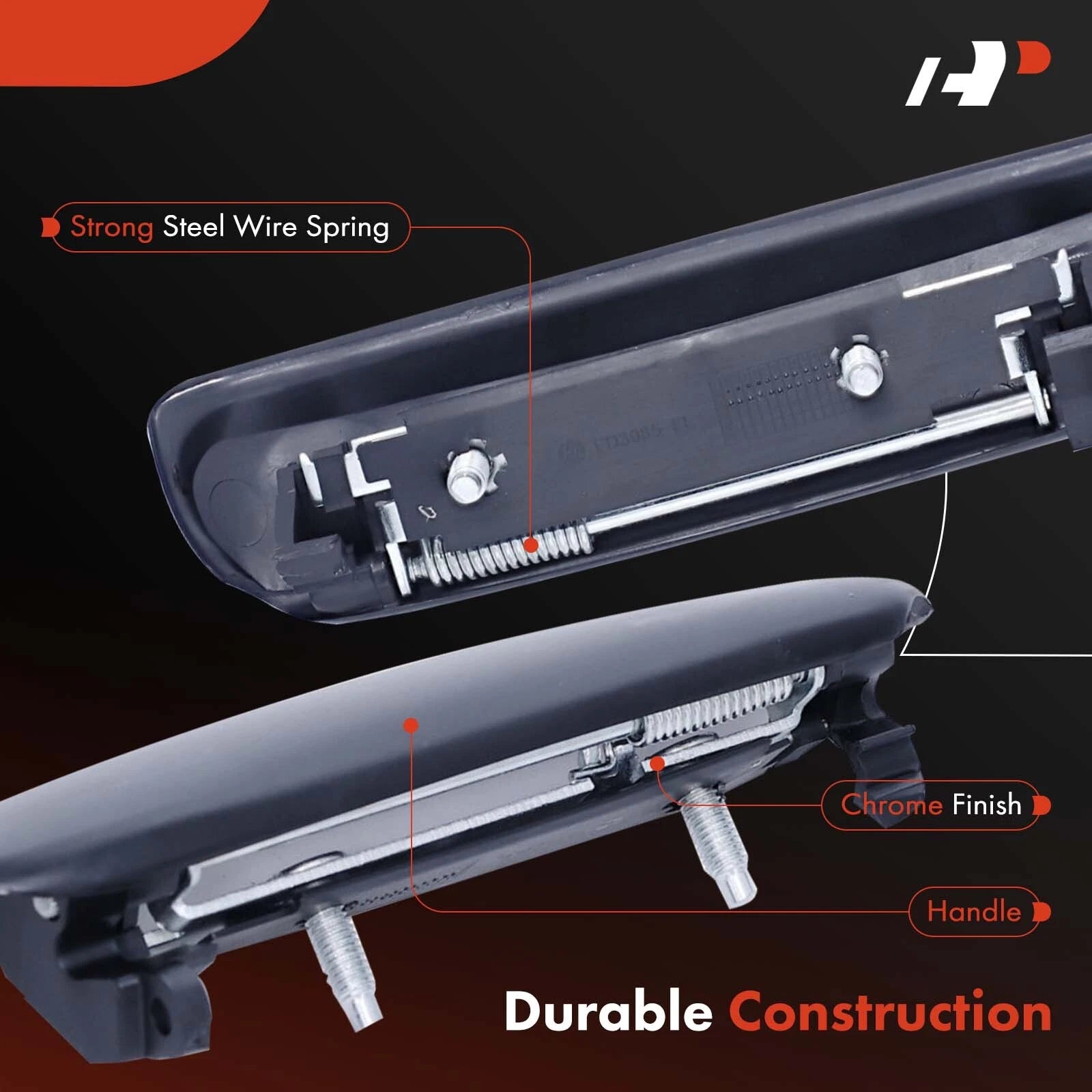 Front Left Exterior Door Handle for Ford Mustang (1994-1998)