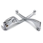 Chrome Brake Clutch Levers for Kawasaki Ninja ZX10R ZX6R Z1000 Z750R (2007–2012)