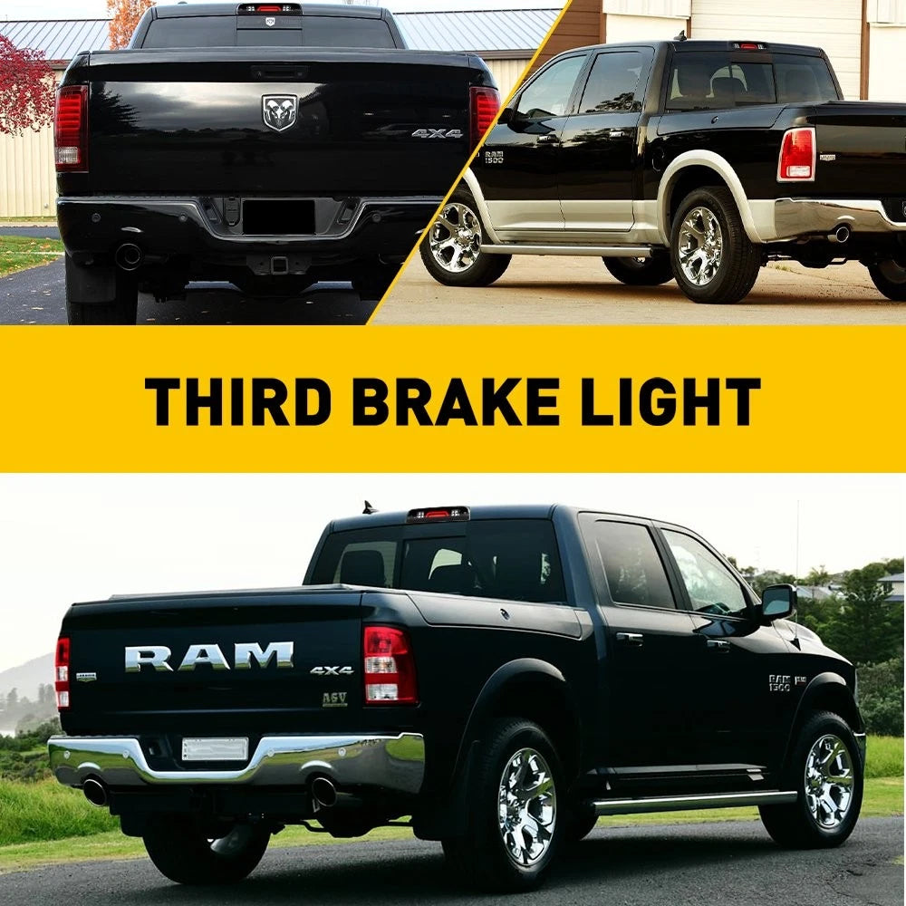 Black LED Third Brake Light for Dodge Ram 1500 (2009-2018)