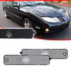 2X Clear Lens Front Fender Side Marker Lights for Pontiac Sunfire (2000–2005)