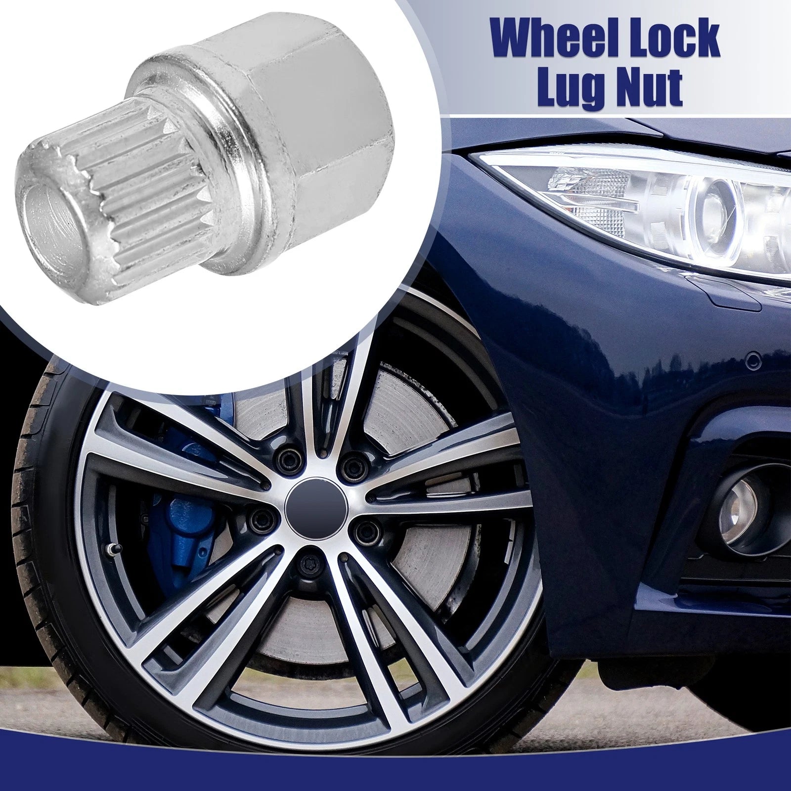 Anti Theft Wheel Lock Lug Nut Screw Removal Key for BMW (1 Item)